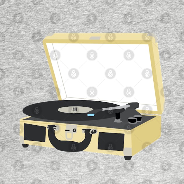 Vintage record player by morgananjos